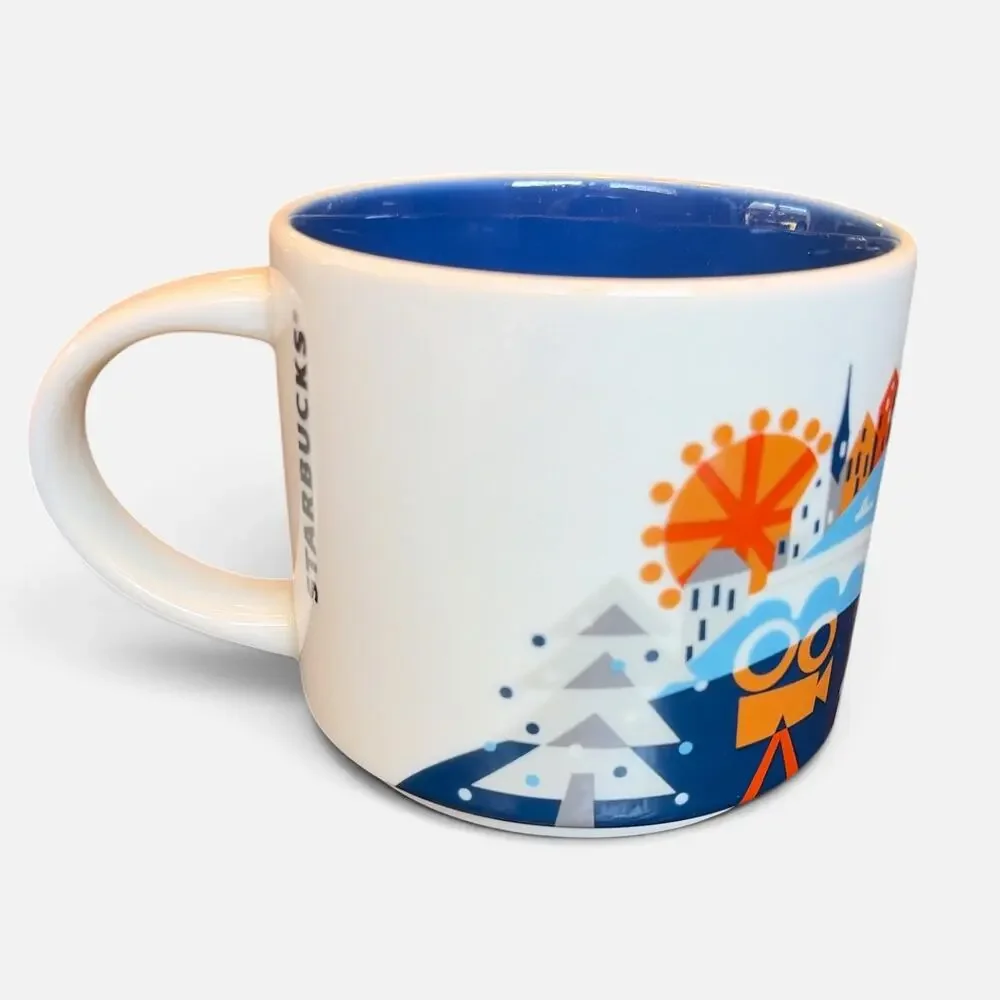 Starbucks Zurich You Are Here YAH Collection 2025 Coffee Tea Mug 14 oz
