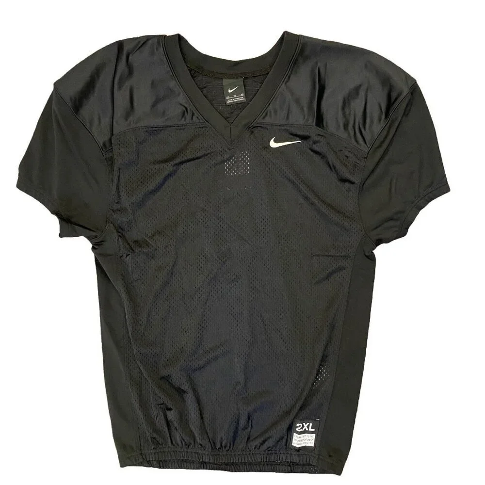 Nike Football Practice Jersey Black 908739 - 010 Boy’s Size XXL - 2XL - NWT $50