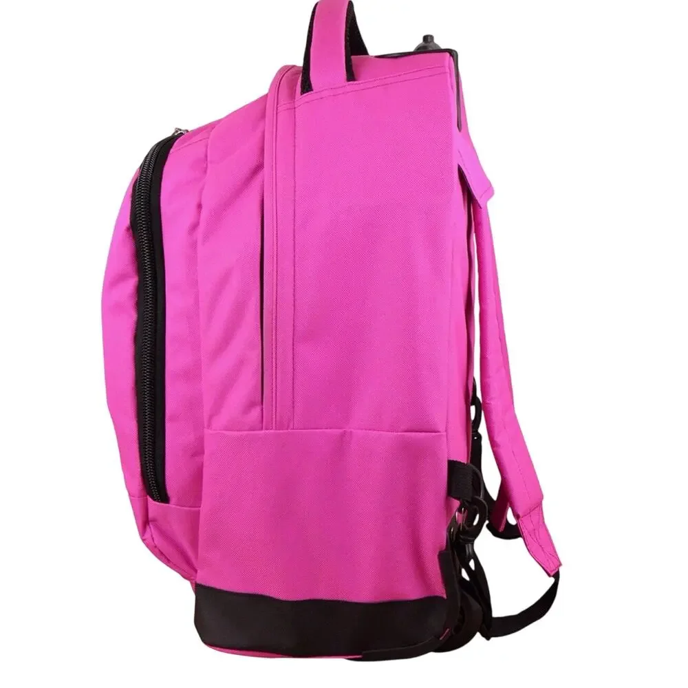MOJO Colorado Avalanche Pink 19” Wheeled Rolling Backpack NHL