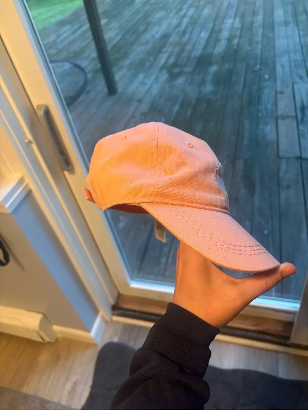 Pink Pineapple Embroidered Cap