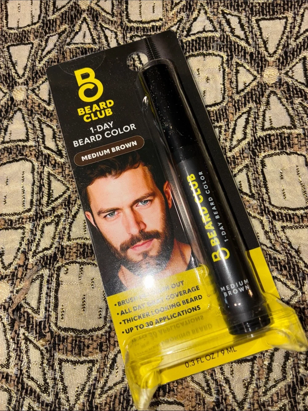 1-Day Beard Color — Medium Brown