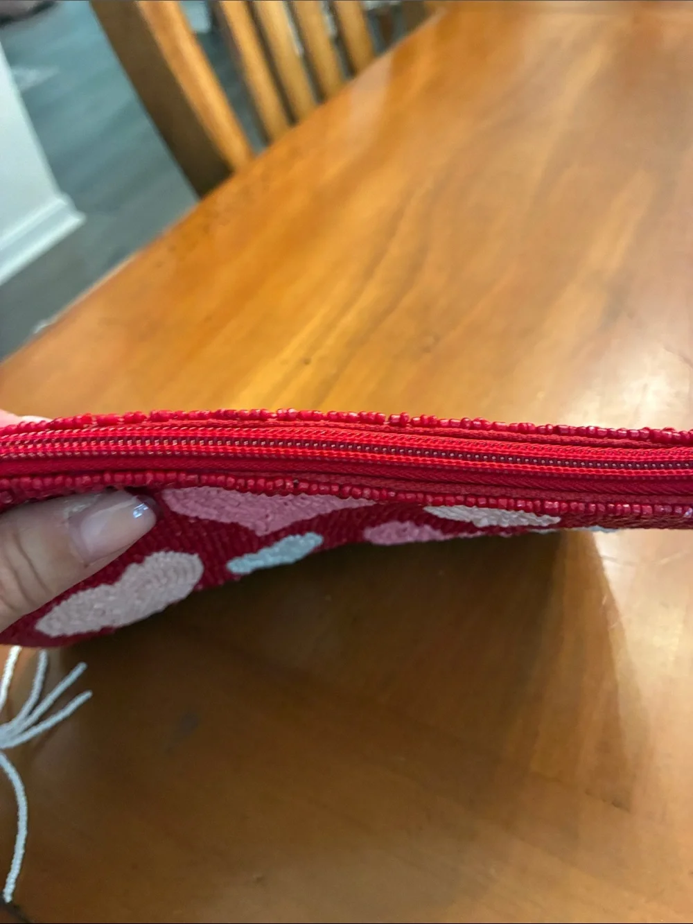Unlisted beaded wristlet