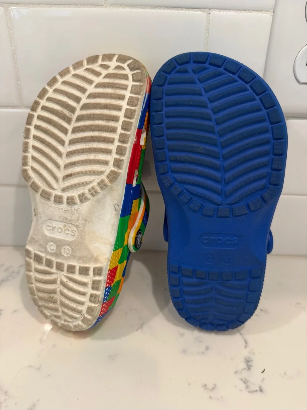 CROCS fun mismatched