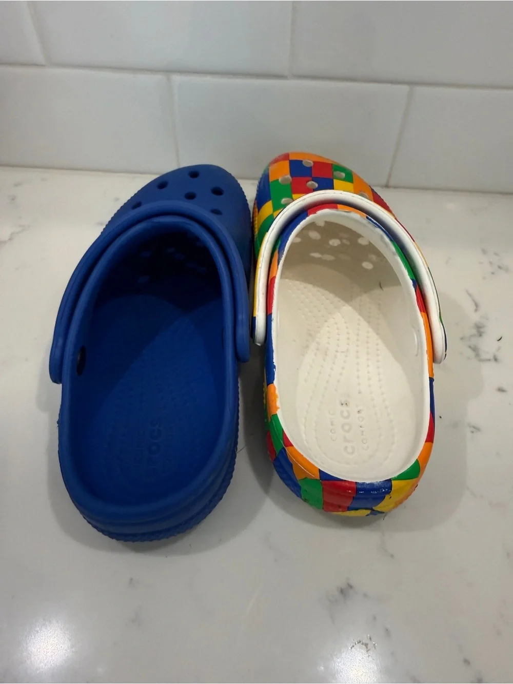 CROCS fun mismatched