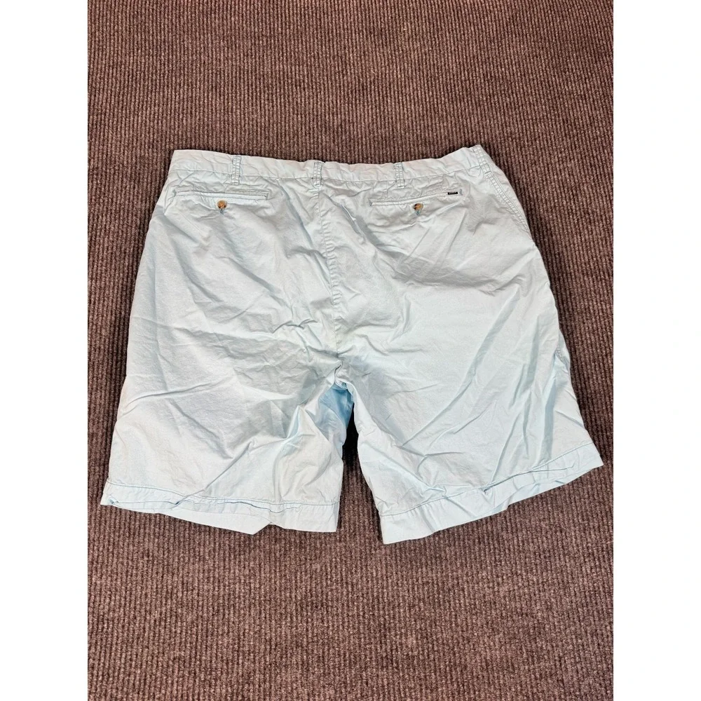 Polo Ralph Lauren Chino Shorts Mens 44 44B Light Blue Pima Cotton Classic Fit