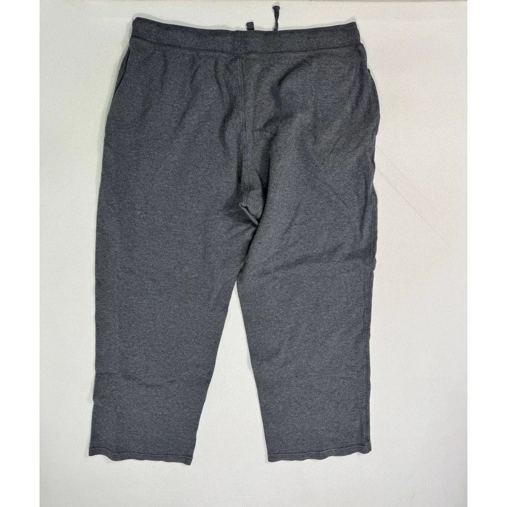 Polo Ralph Lauren Lounge Pants Men XL Gray Waffle Thermal Sleep Pajama Bottoms