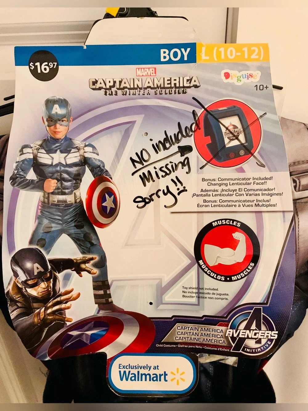 Marvel padded muscle