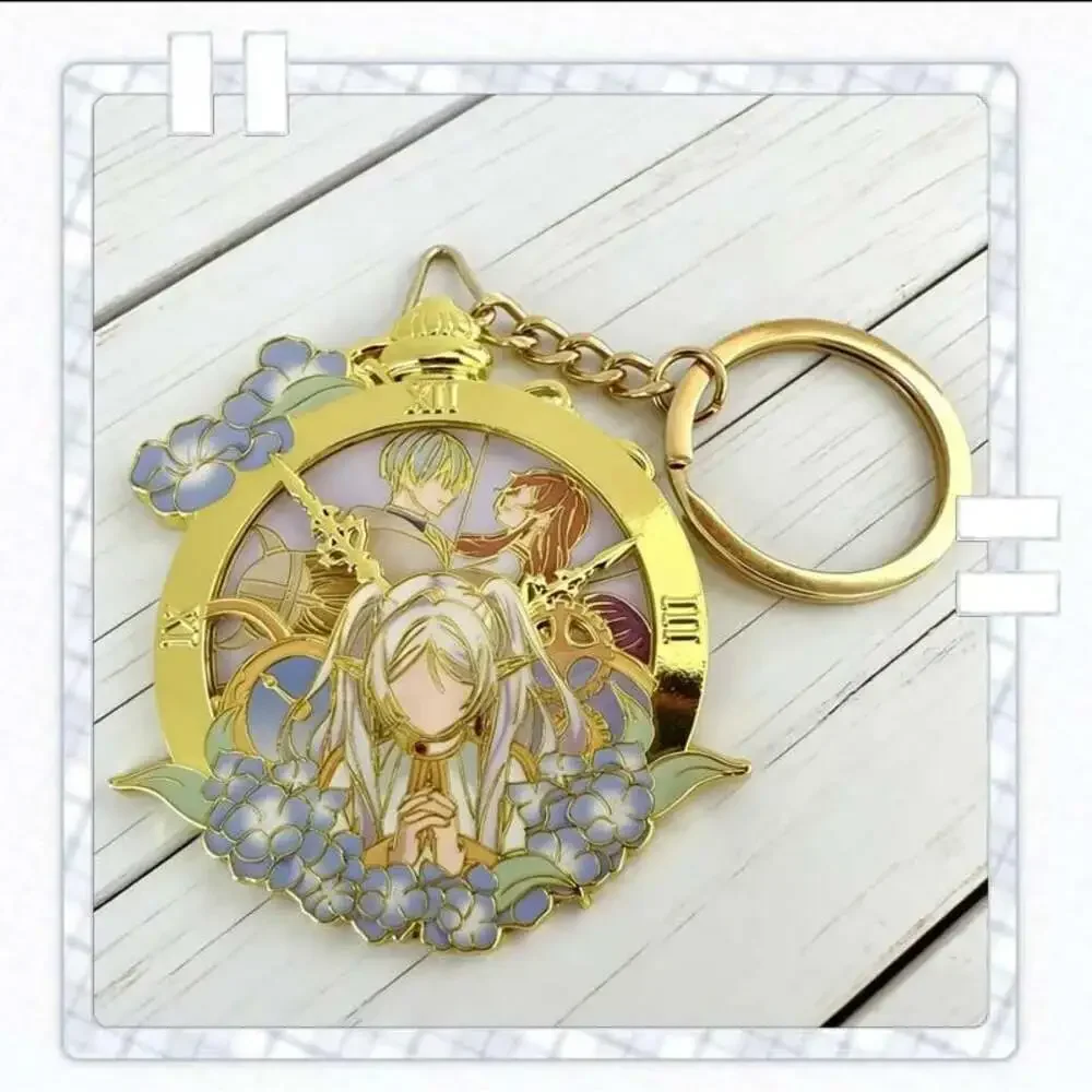 Frieren beyond Journey'S End Metal Spinning Charm 6Cm - Layered Anime Keychain I