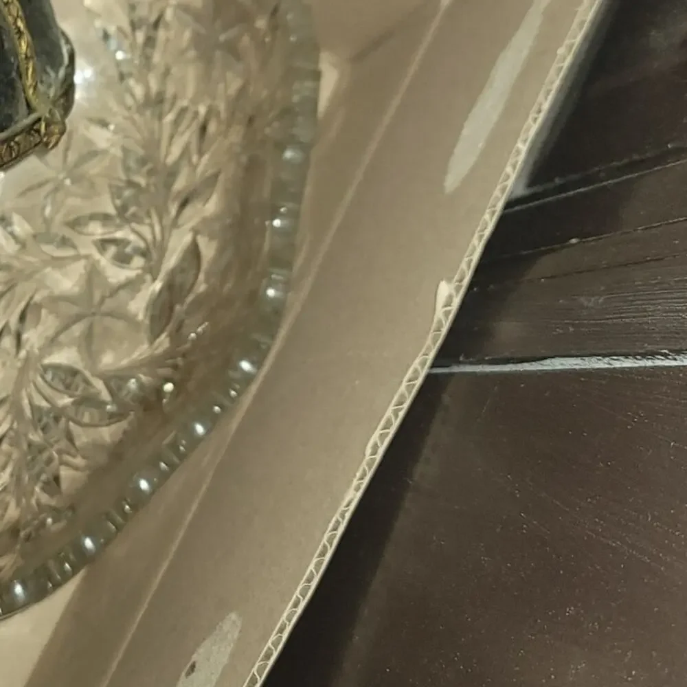 Vintage large clear
