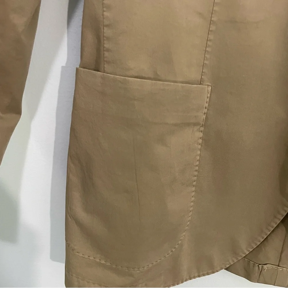 Boglioli Beige Stretch Cotton Blazer Made in Italy Size EU52