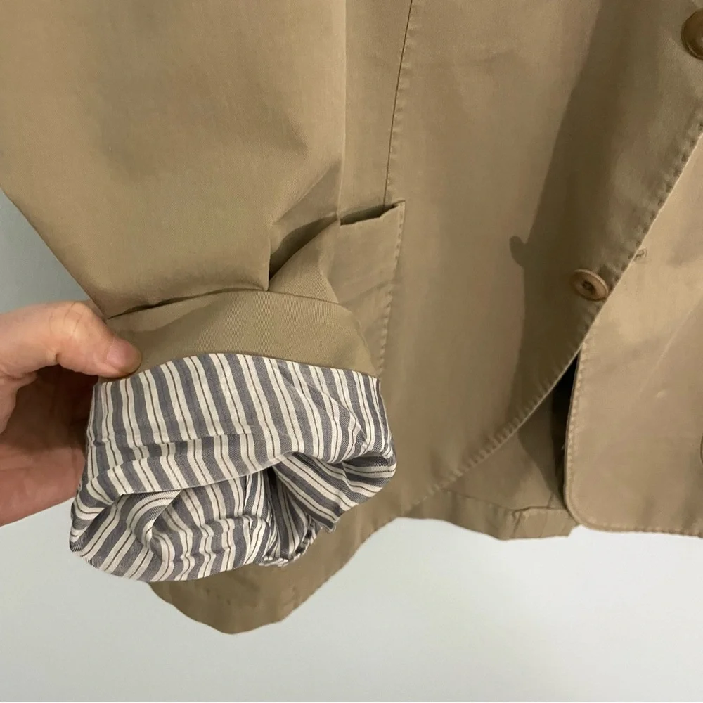 Boglioli Beige Stretch Cotton Blazer Made in Italy Size EU52