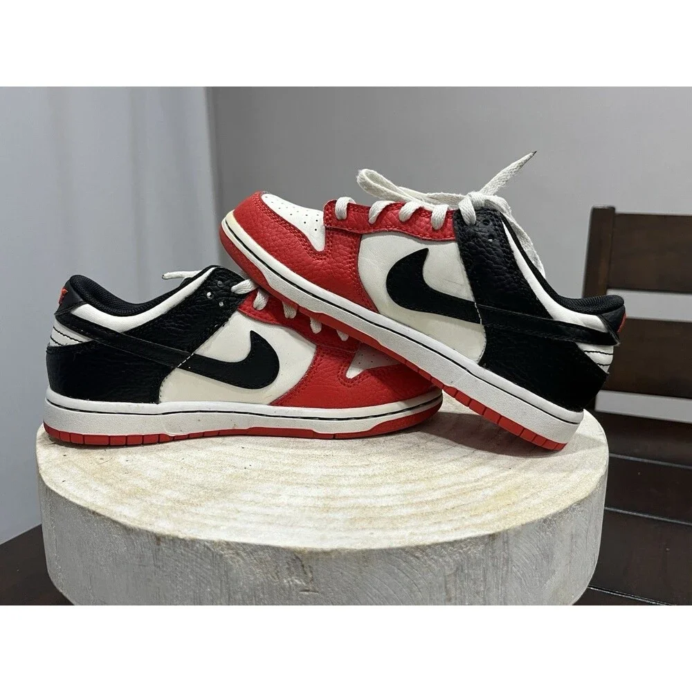 Nike Dunk Low EMB NBA 75th Anniversary Chicago Bulls PS Size 13C DC9564-100