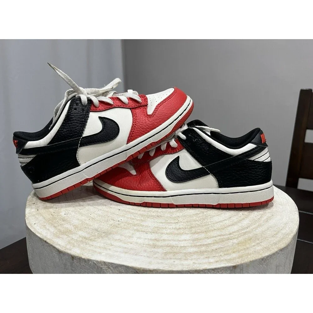 Nike Dunk Low EMB NBA 75th Anniversary Chicago Bulls PS Size 13C DC9564-100