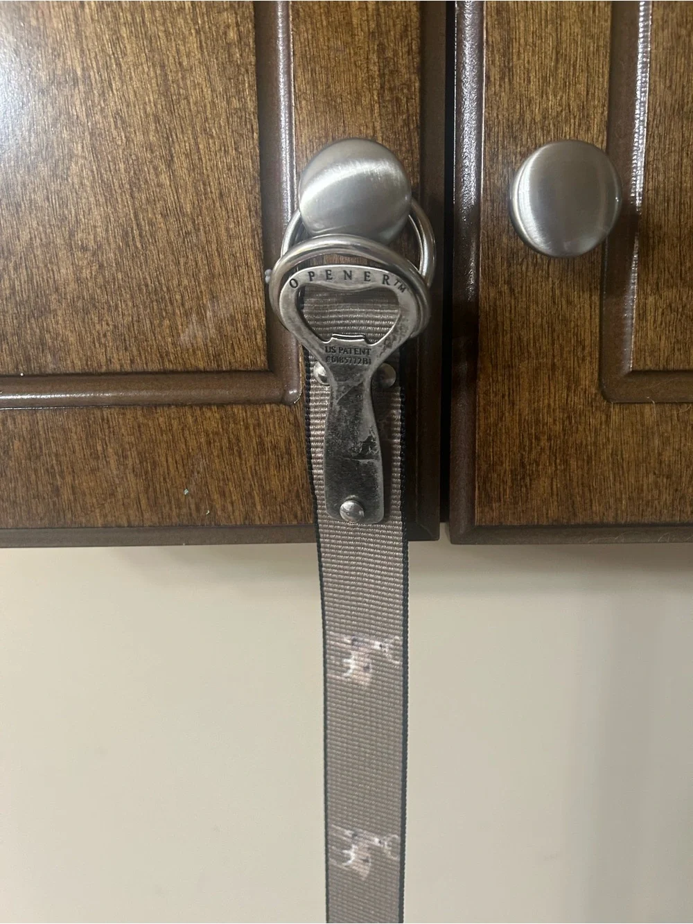 Men's Silver Bottle Opener Keychain Strap - Unbranded