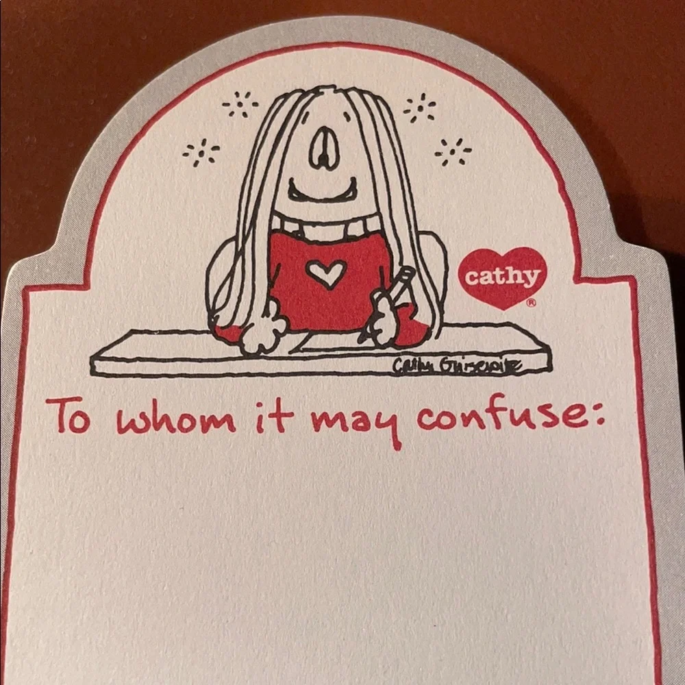 Cathy branded notepad