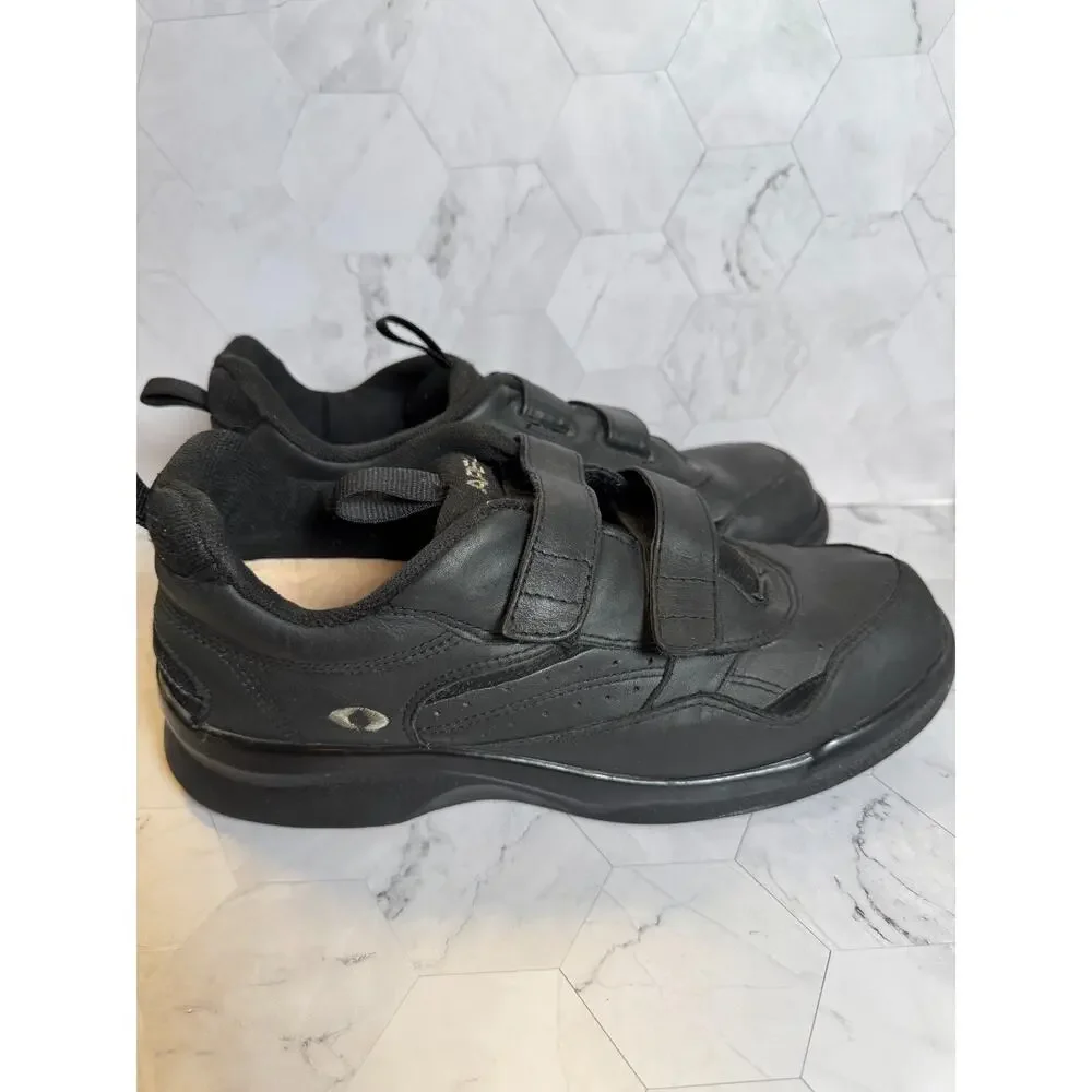 Apex Ambulator Shoes G8010M Mens Size 12.5 E Black Straps Comfort Medical