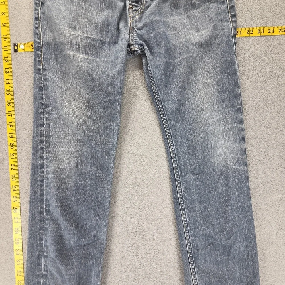 Vintage‎ Levis 504 Jeans Mens 31x32 Blue Straight Engineered Zip Fly Medium Wash