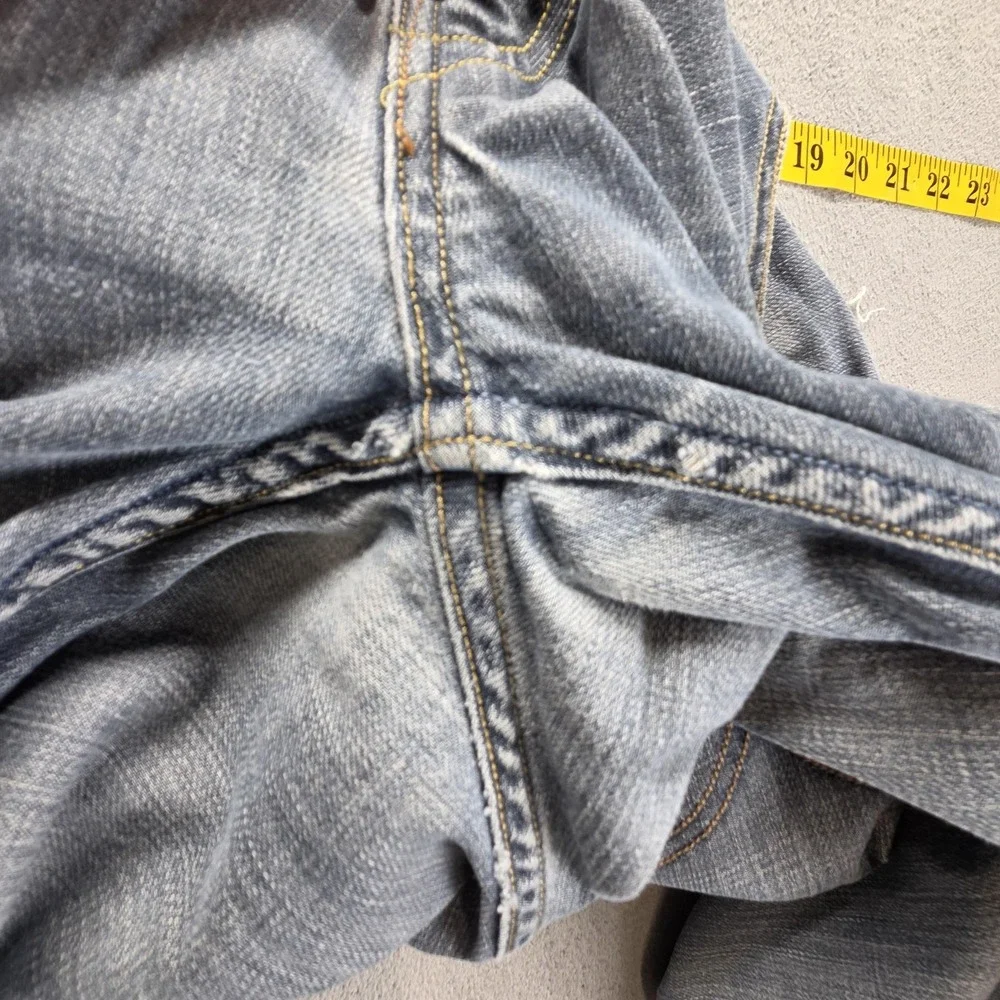 Vintage‎ Levis 504 Jeans Mens 31x32 Blue Straight Engineered Zip Fly Medium Wash