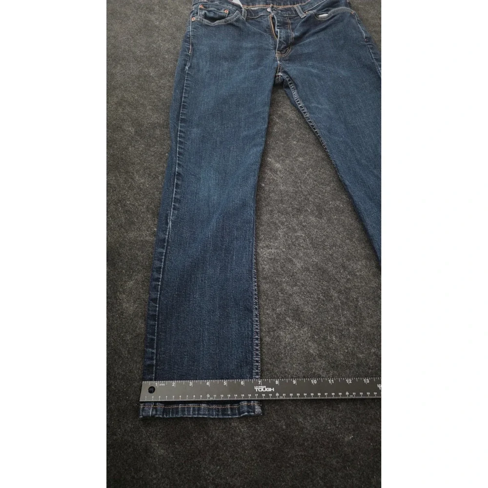 Levis 514 Straight Fit Jeans Mens 33x30 Dark Wash Blue Denim Pants