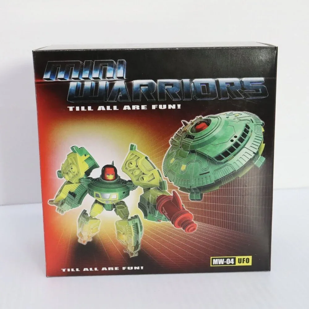 IGear Mini Warriors MW-03‎ Hench & MW-04 UFO 3rd Party Transformers US Seller