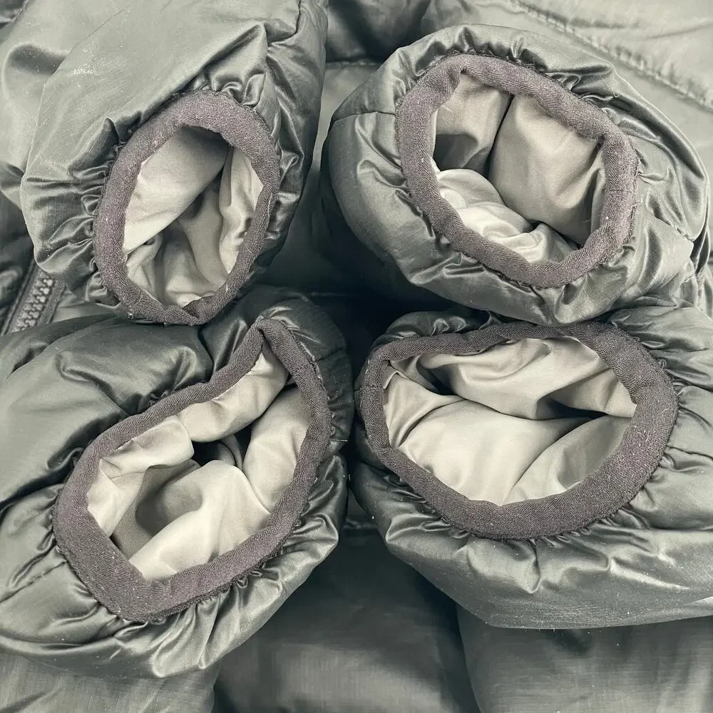 Patagonia Hi-Loft Carbon Grey Puffer Snowsuit Down Hiloft Baby Bunting 3-6 Month