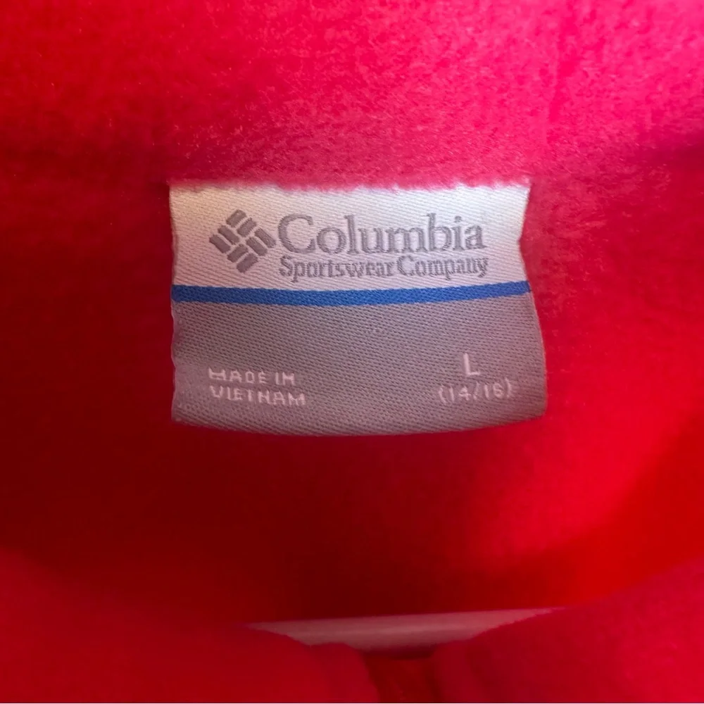 Columbia‎ Pink Teddy Jacket Full Zip Plush