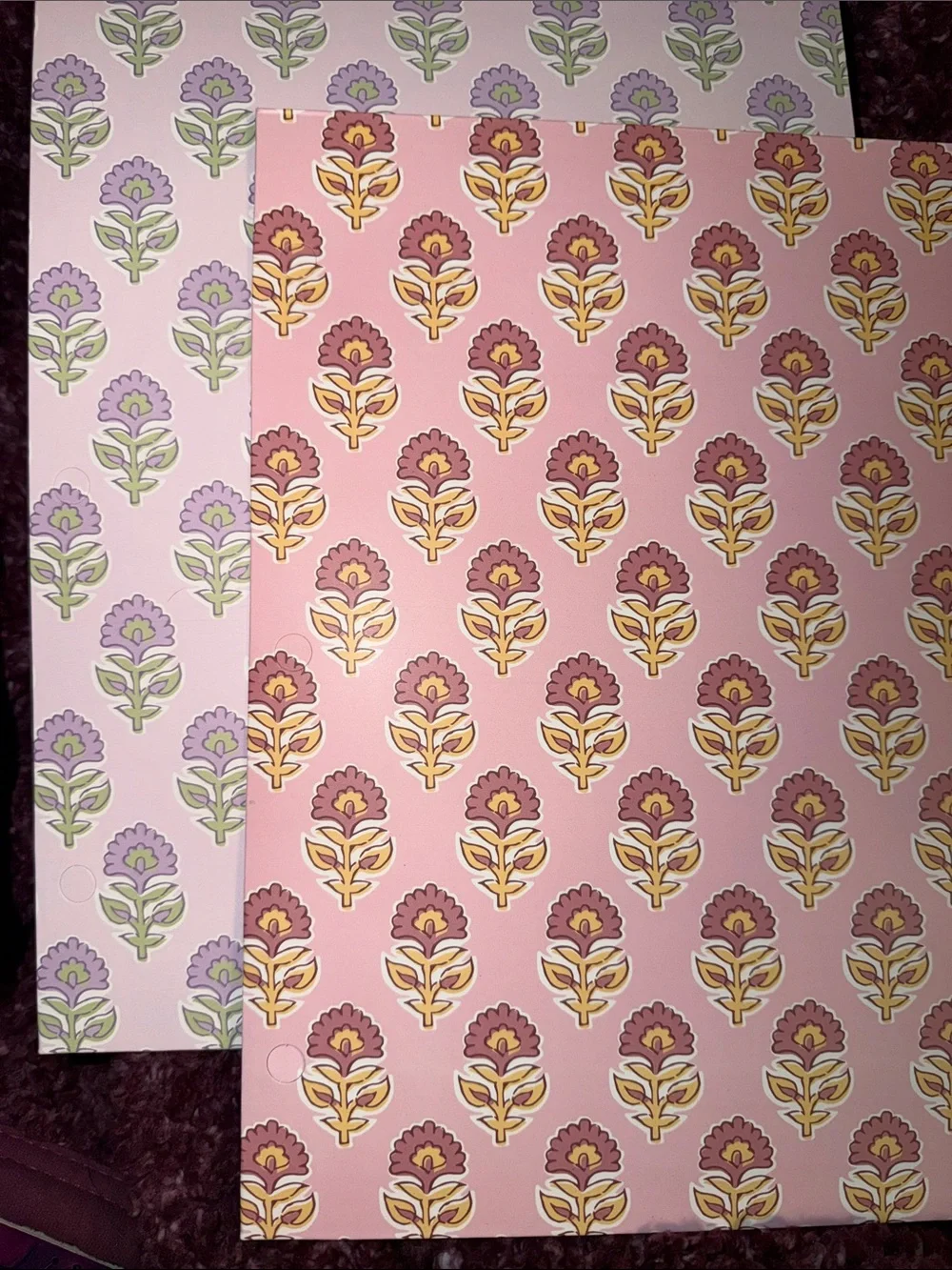 Dog Notebook Set-Various lined paper, matching Bow Pen, 2 Folders, Comp Book