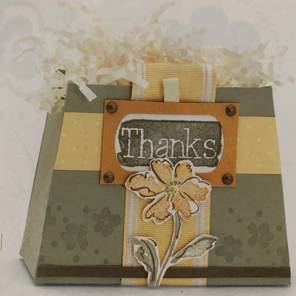 Stampin Up! set wood