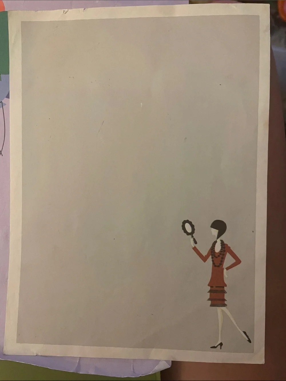 Vintage Printed Stationary