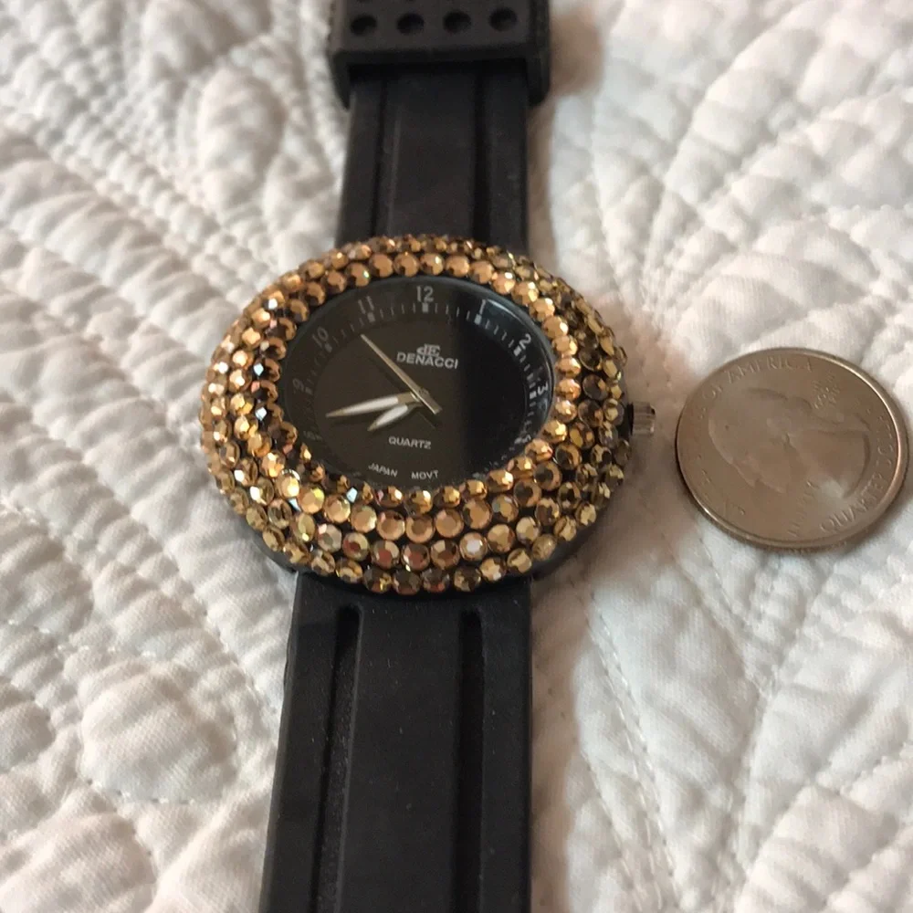 Denacci watch black rubber