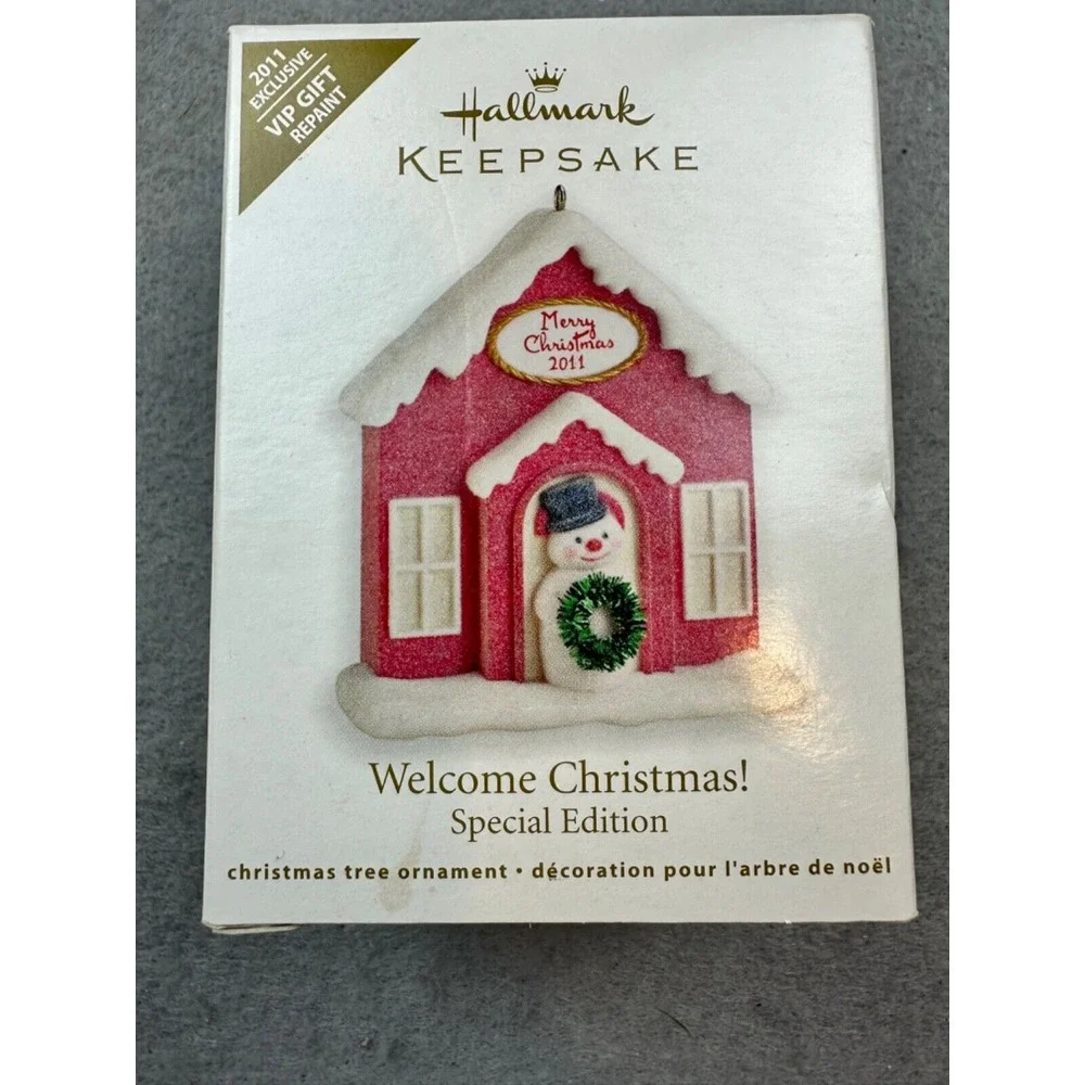 NIB! 2011 Hallmark Keepsake Welcome Christmas!‎ Special Edition Ornament