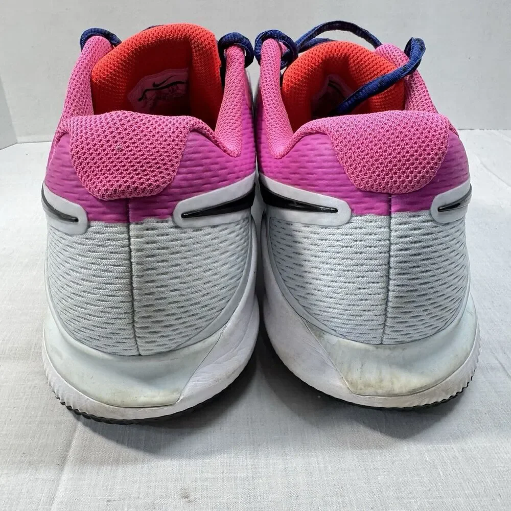Nike Air Zoom Vapor X Roger Federer Tennis Shoes Mens 9 AA8030-401 Laser Fuchsia