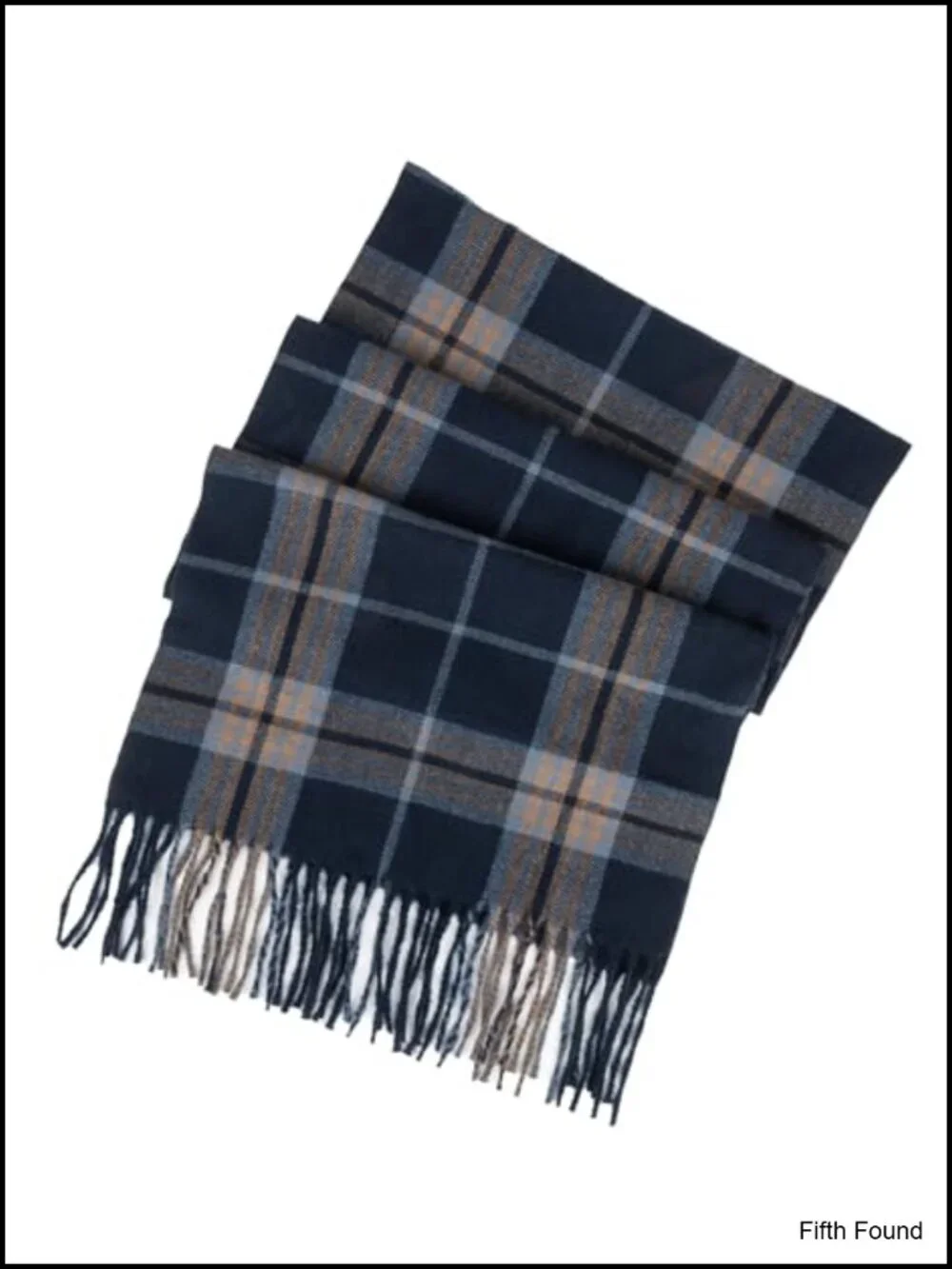 Womens Winter Warm Plaid Scarf Soft Tassel Long Shawl Polyester