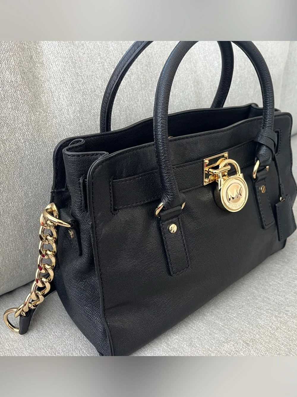 Michael Kors Hamilton Leather Satchel
