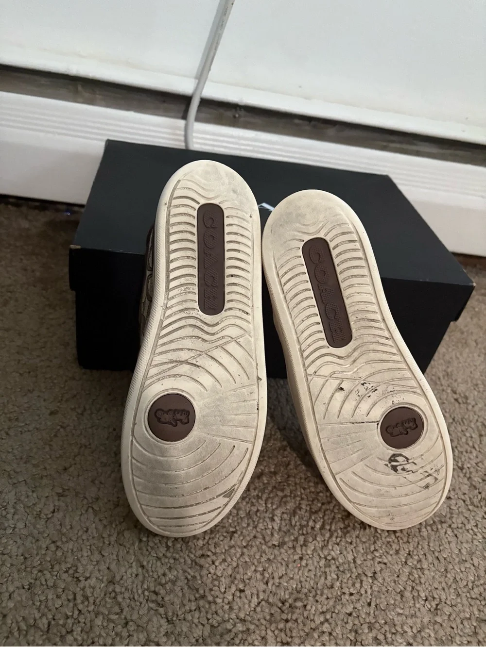 Coach slip loafers