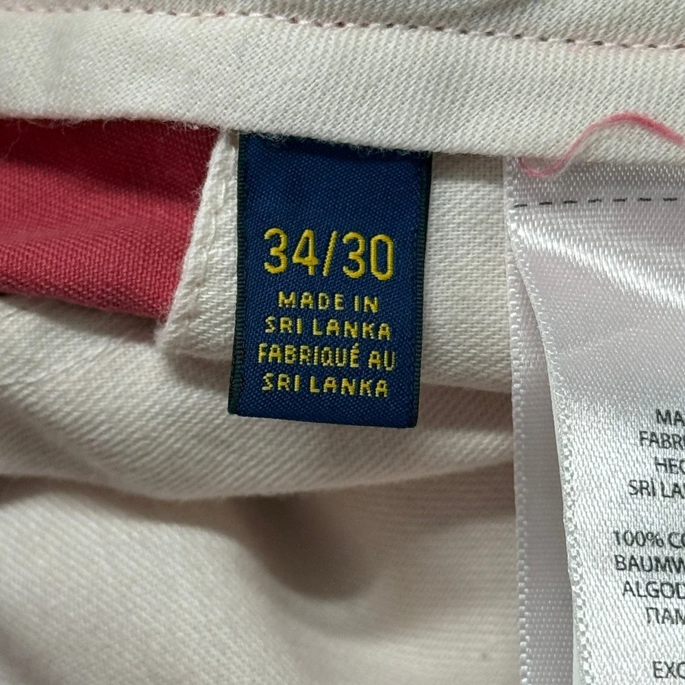 Polo Ralph Lauren Chino Pants‎ Crimson Red Mens 34 x 30 Classic Fit NWT Cotton