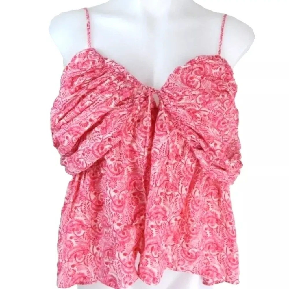 J.‎ Crew Lurex Gauze Gathered Camisole Tank Top