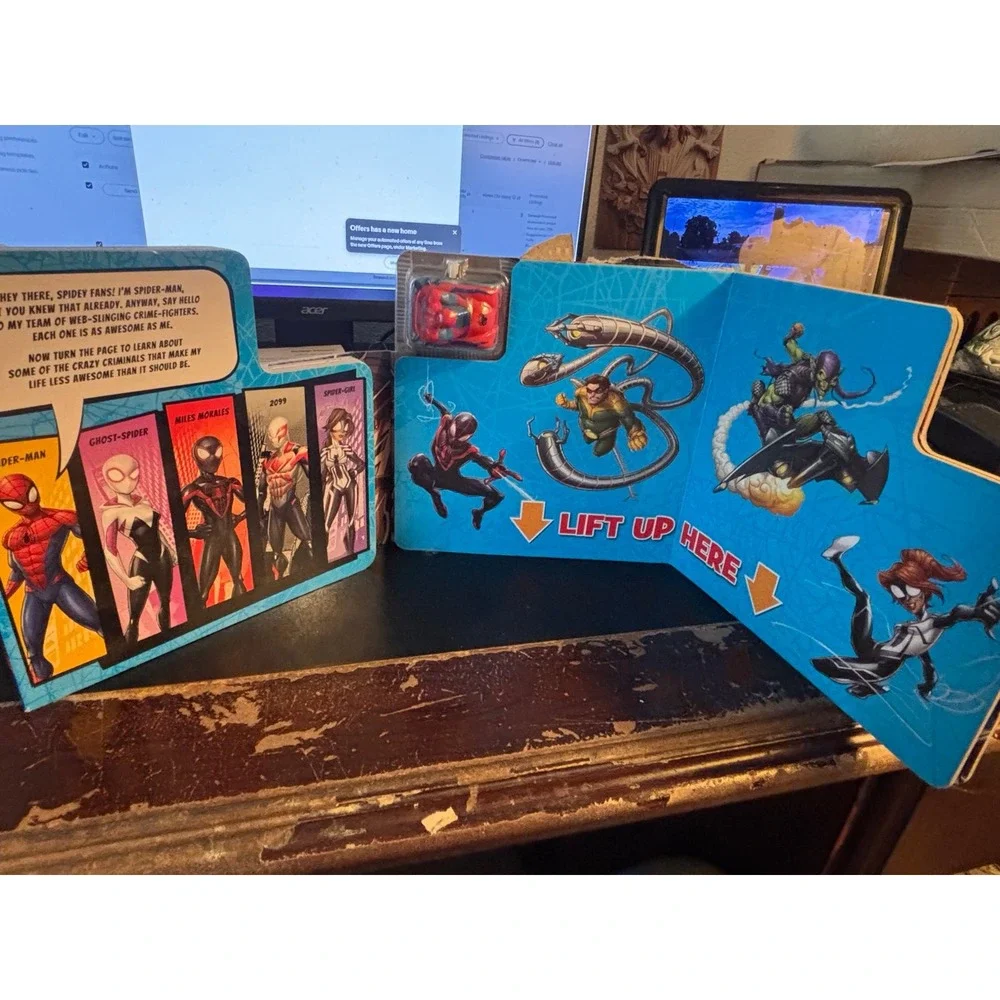 Marvel Spider Man Story Wind Up Toy And Play Track