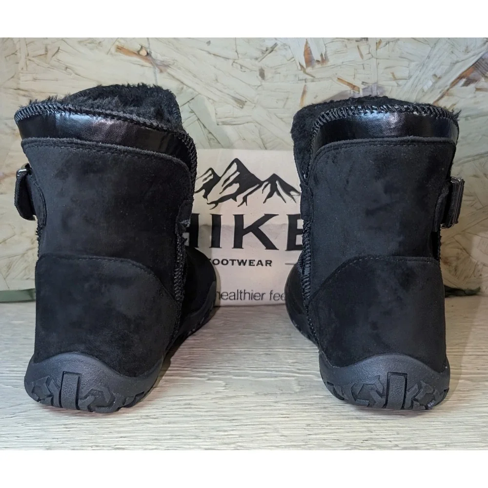 Hike Footwear Women's Boots Cozely Zero Drop Barefoot Wide Toe Fleece Lined 6