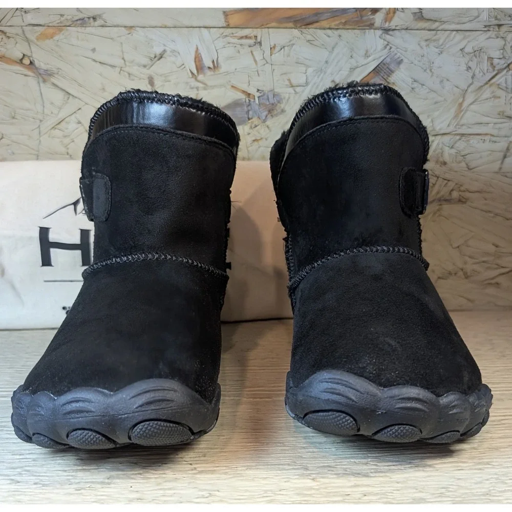 Hike Footwear Women's Boots Cozely Zero Drop Barefoot Wide Toe Fleece Lined 6