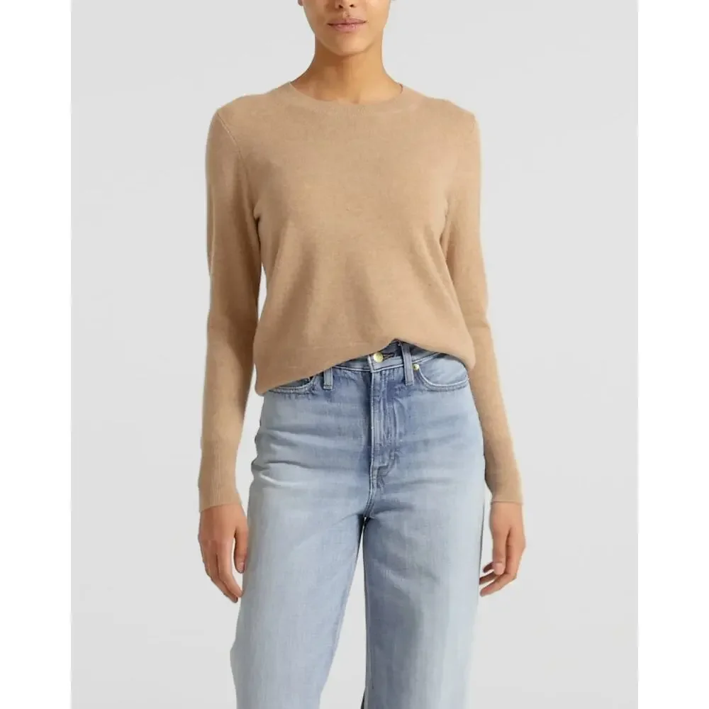 J.Crew Cashmere Classic-Fit Crewneck Sweater Women's Size M NWT