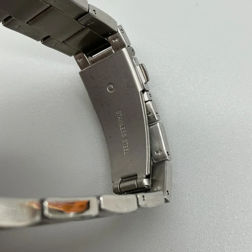 Fossil PR5414 Womens Watch 38mm MOP Dial Silver Tone Crystals New Battery 7.25