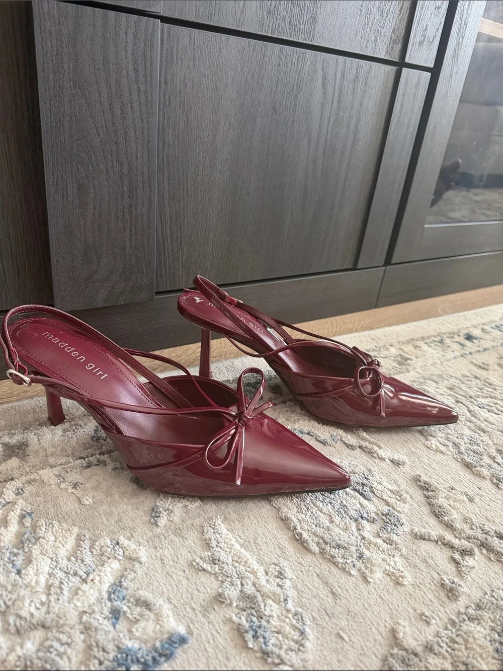 Madden Girl shiny patent