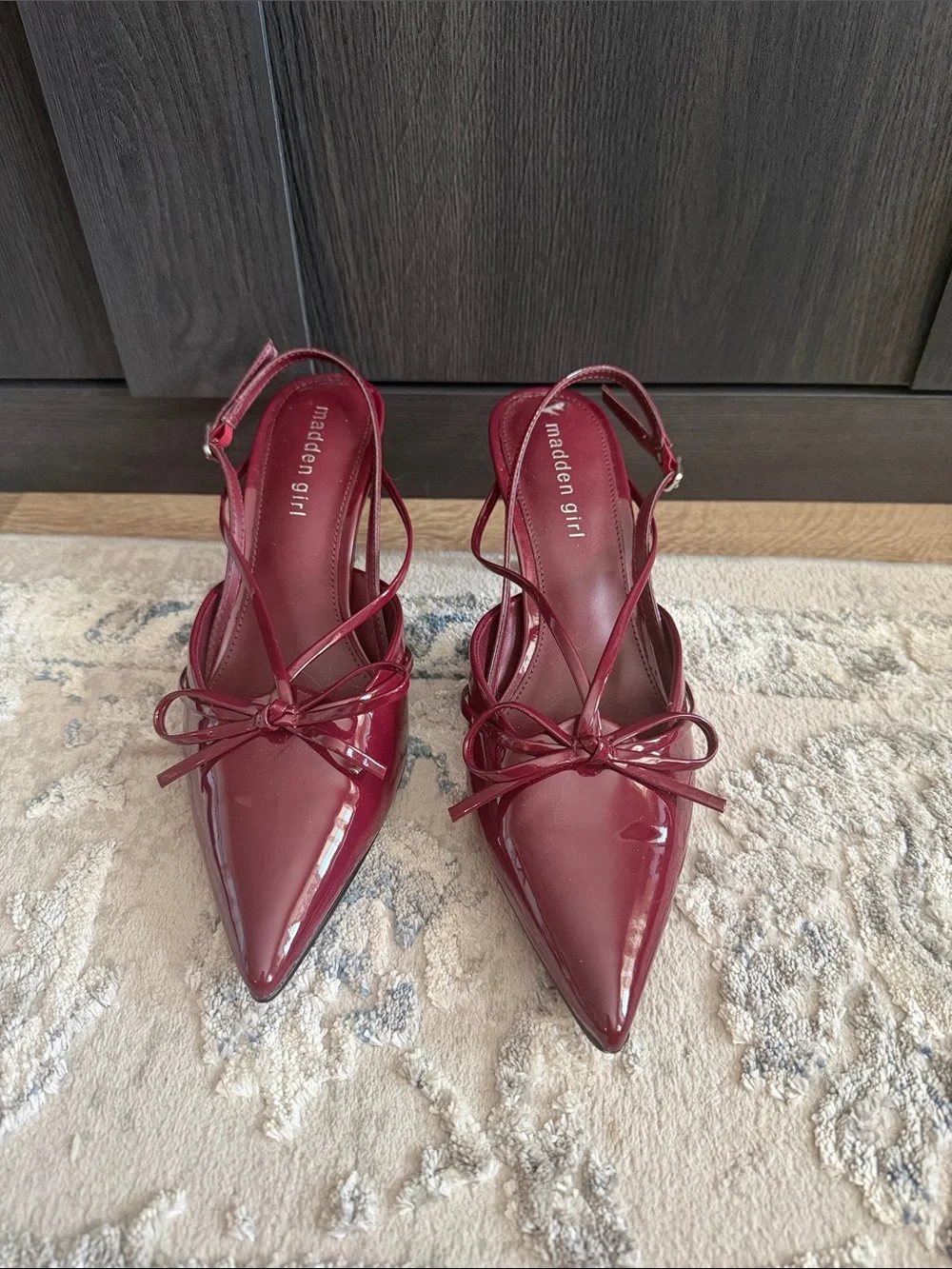 Madden Girl shiny patent