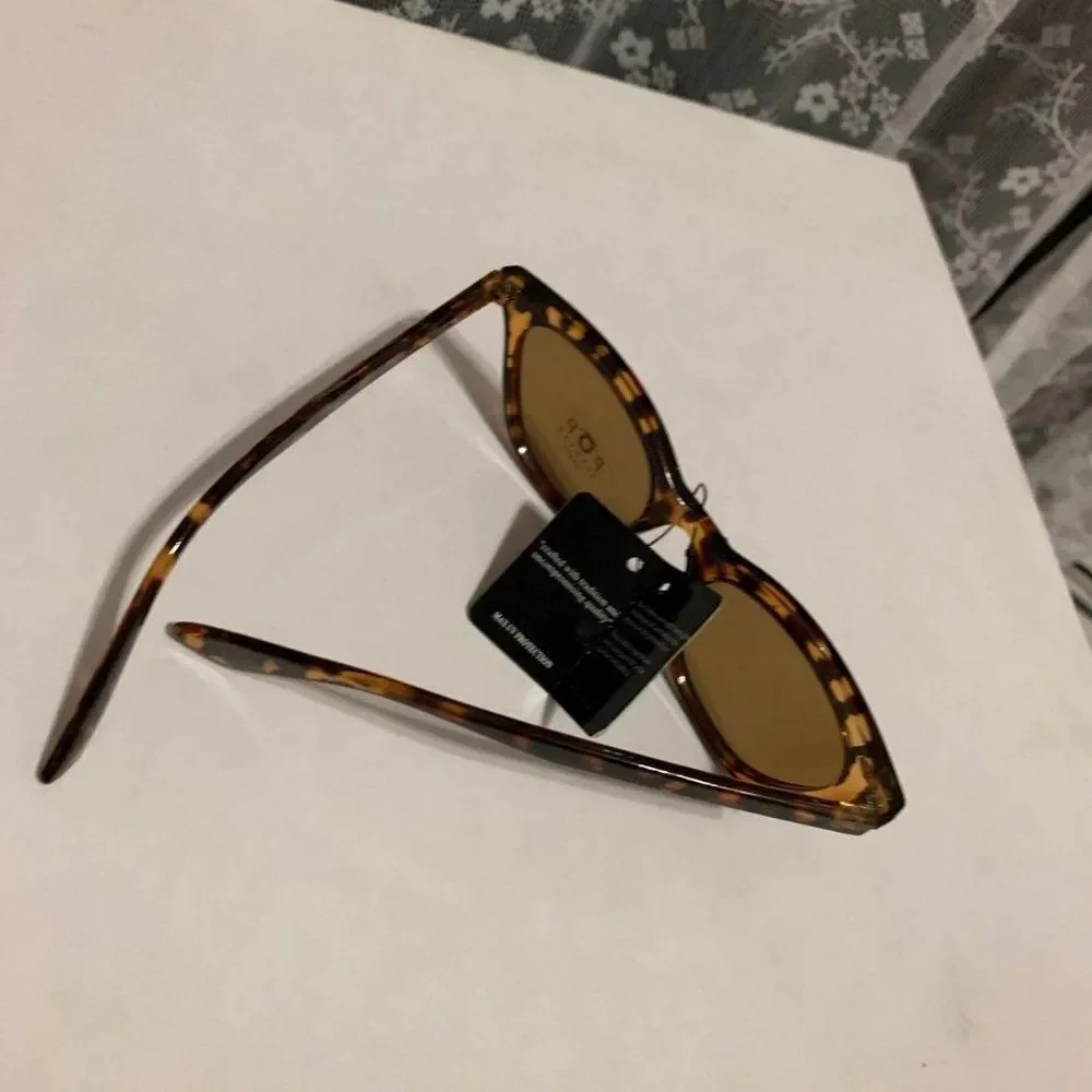 POP Eyewear UV400 Cat Eye Retro Tortoise‎ Sunglasses NWT