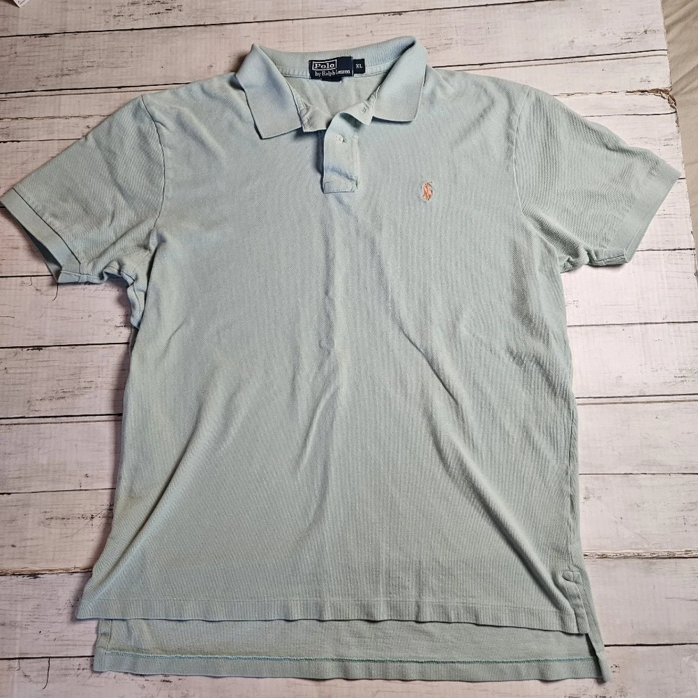 Polo By Ralph Lauren Light‎ Blue Polo Size XL