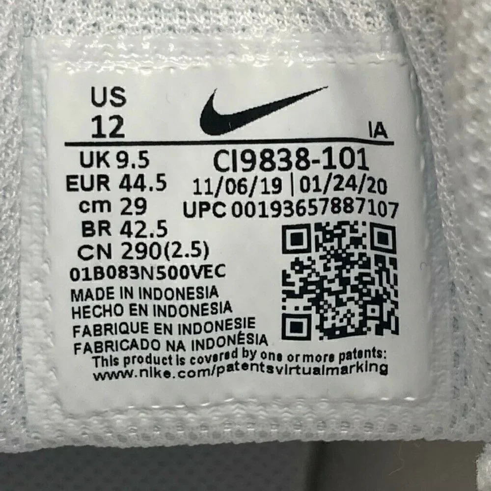Nike number excellent