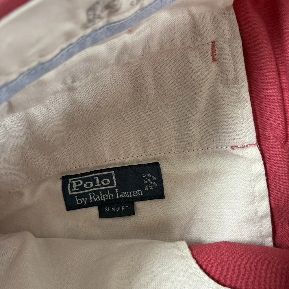 Rare‎ Vintage Polo Ralph Lauren Pants 36x32 Distressed Relaxed Baggy Chino 90s