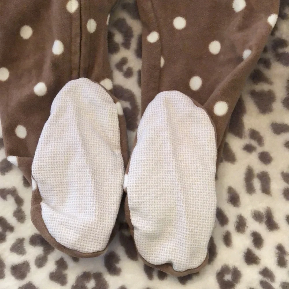 Carters polka zip pajamas