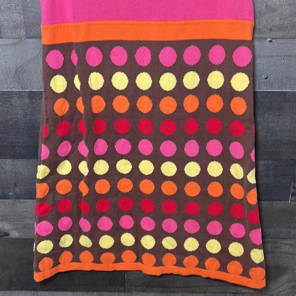 Hanna Anderson Pink and Brown With Polkadots Dress